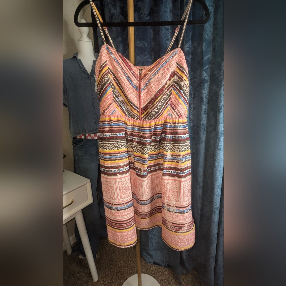 Roxy Multicolor Striped Midi Dress
